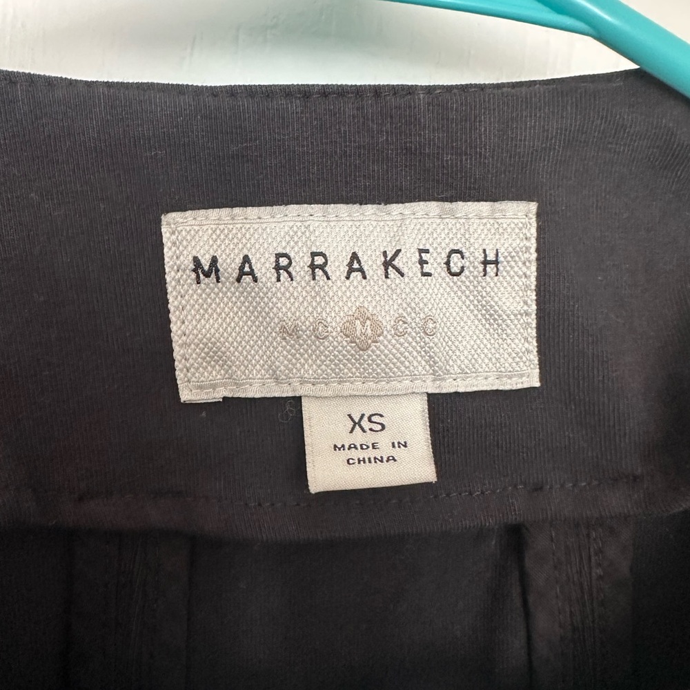 Mo & Co Black 100% Cotton Moto Jacket XS - Picture 4 of 7